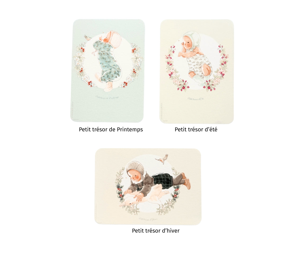 Protège-carnet motif Clairière / Galet