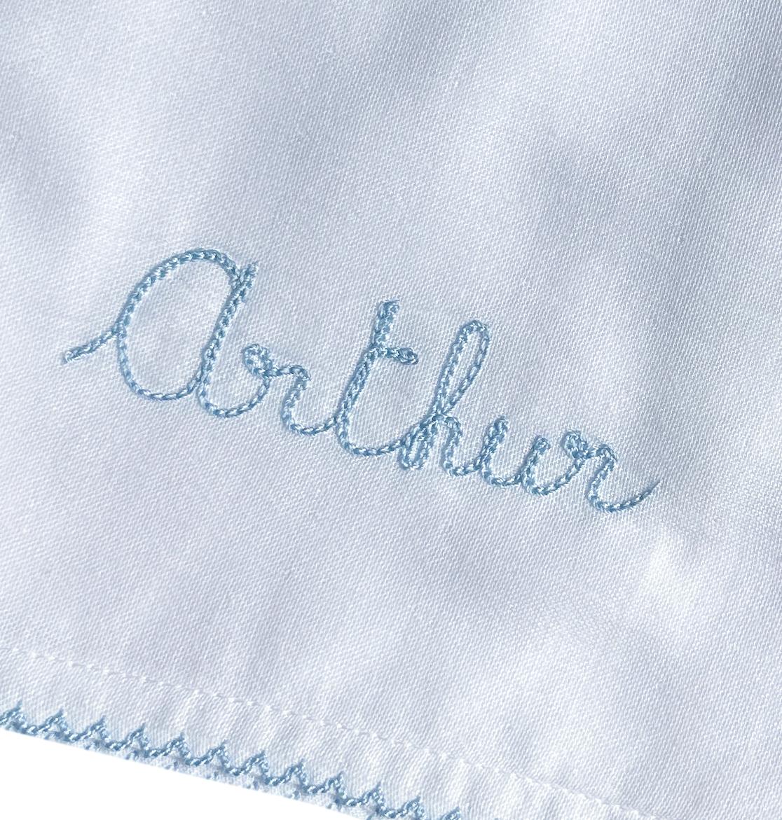 Lange blanc Picot Myosotis