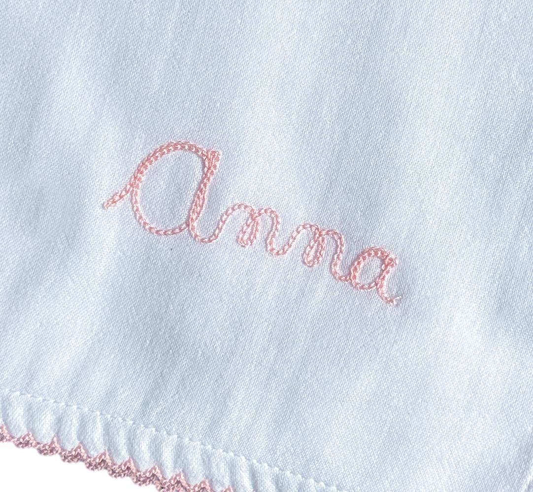 Lange blanc Picot Pivoine