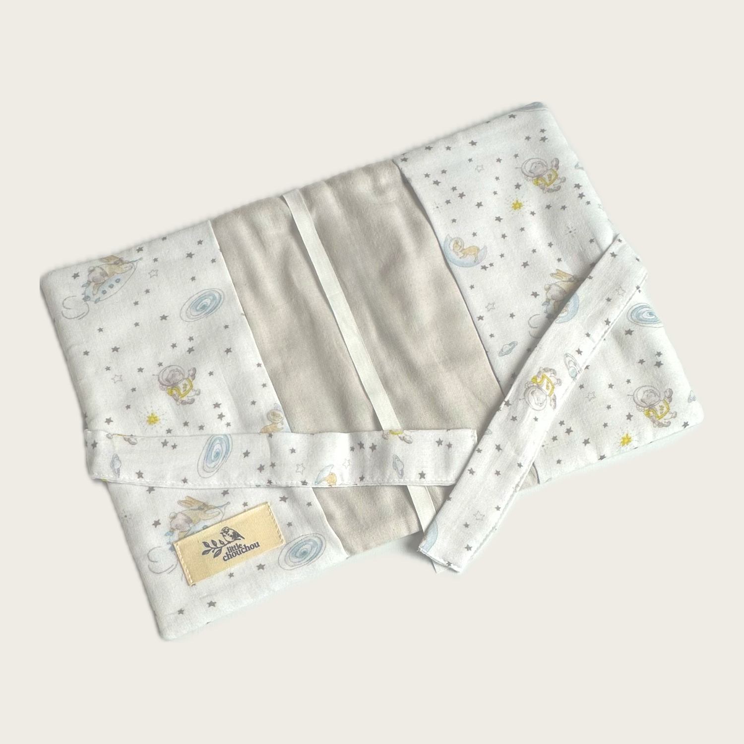 Protège-carnet motif Galaxie / Galet