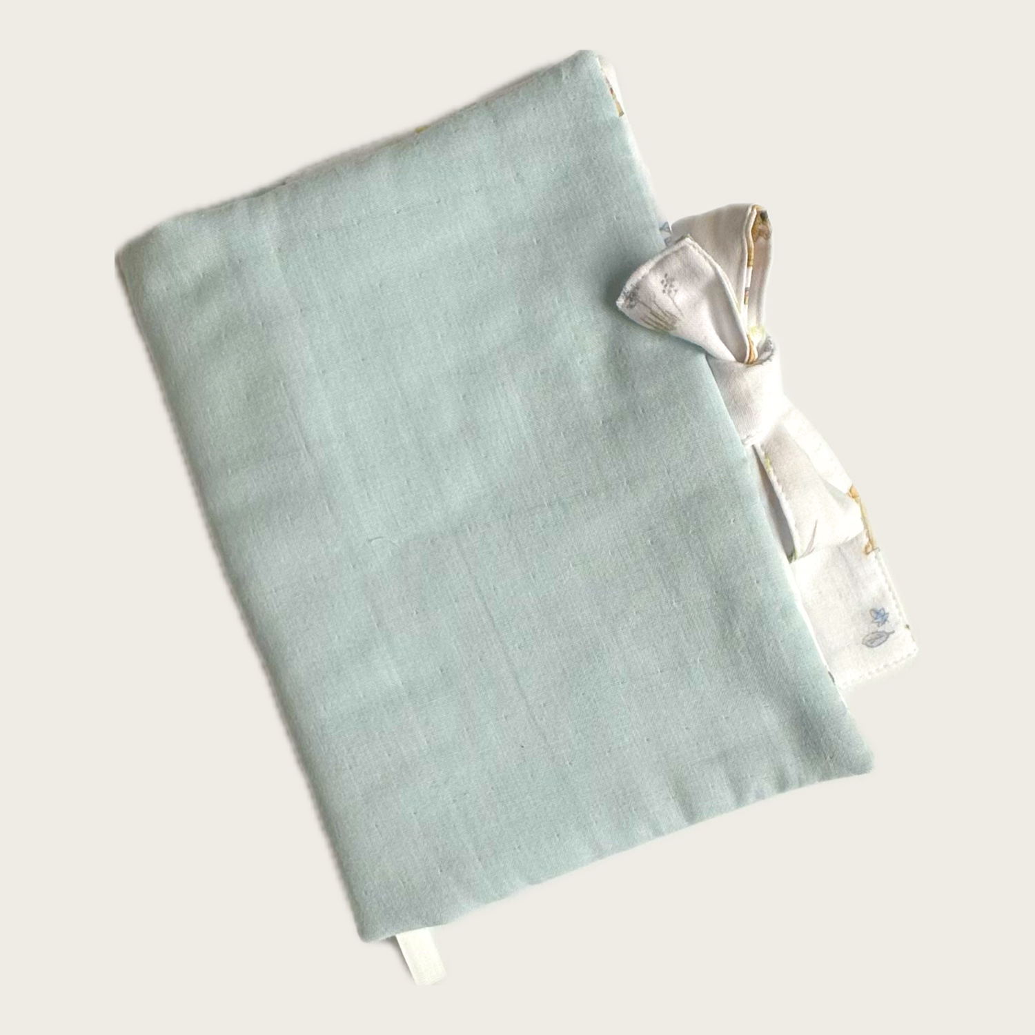 Protège-carnet motif Sous bois / Myosotis