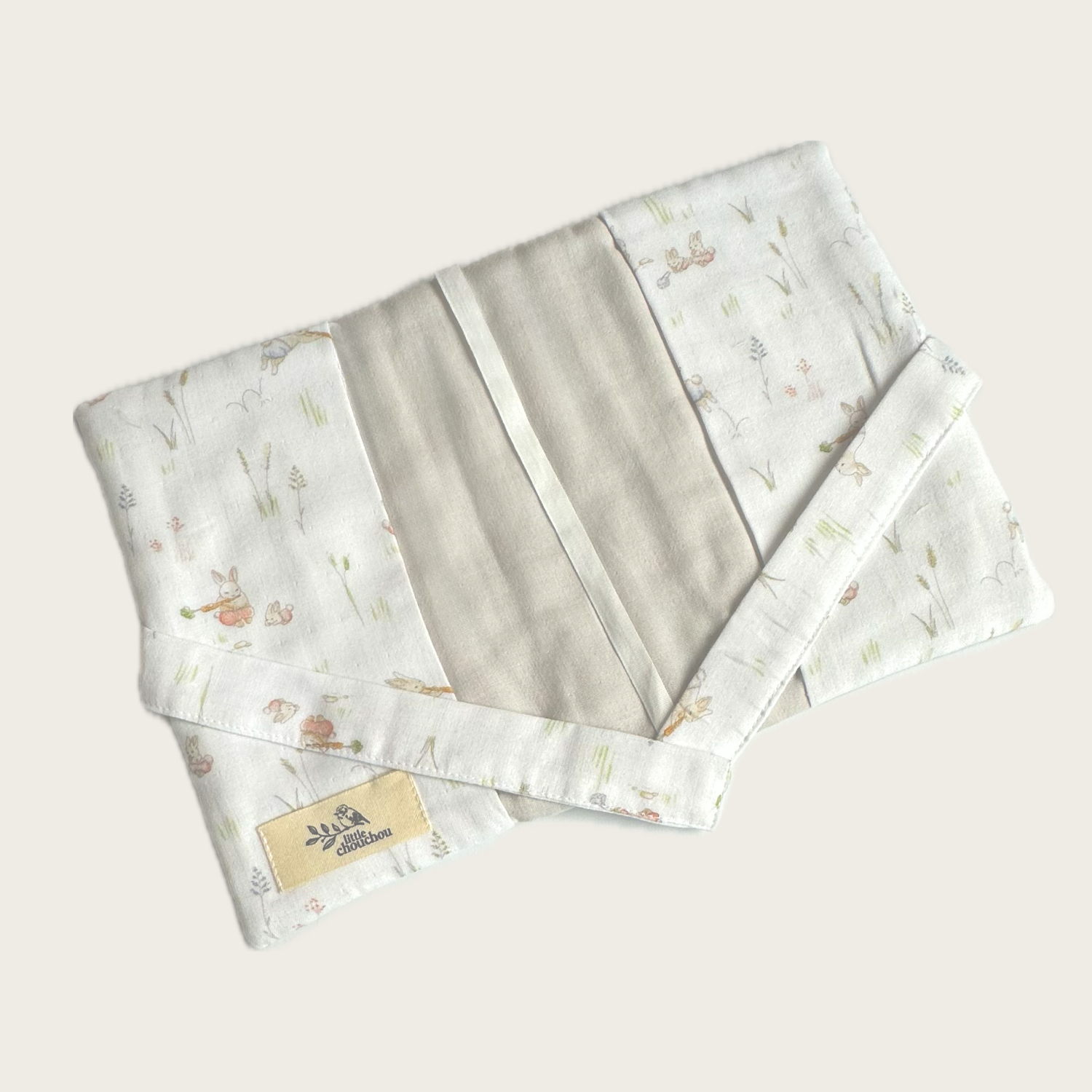 Protège-carnet motif Clairière / Galet