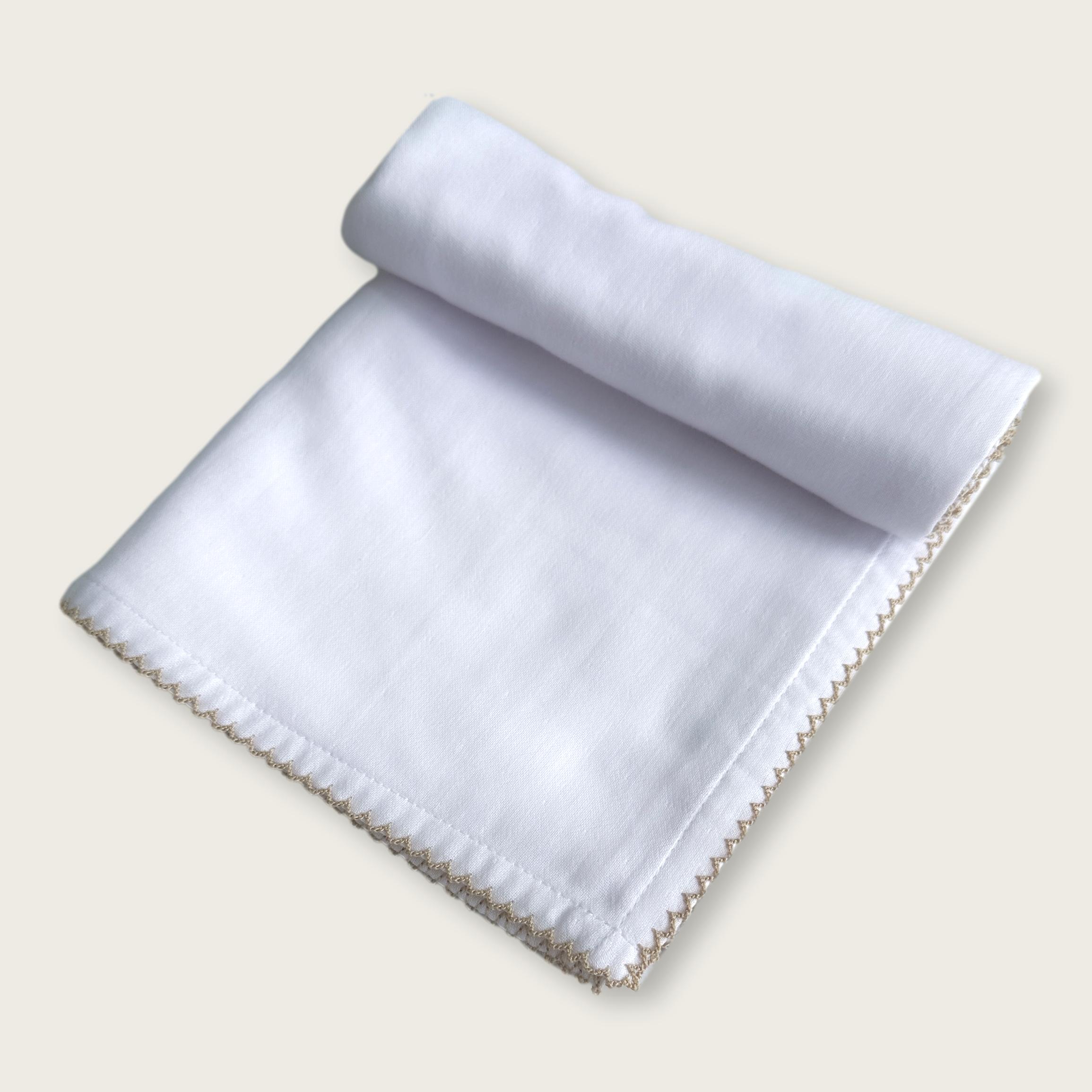 Lange blanc Picot Sable