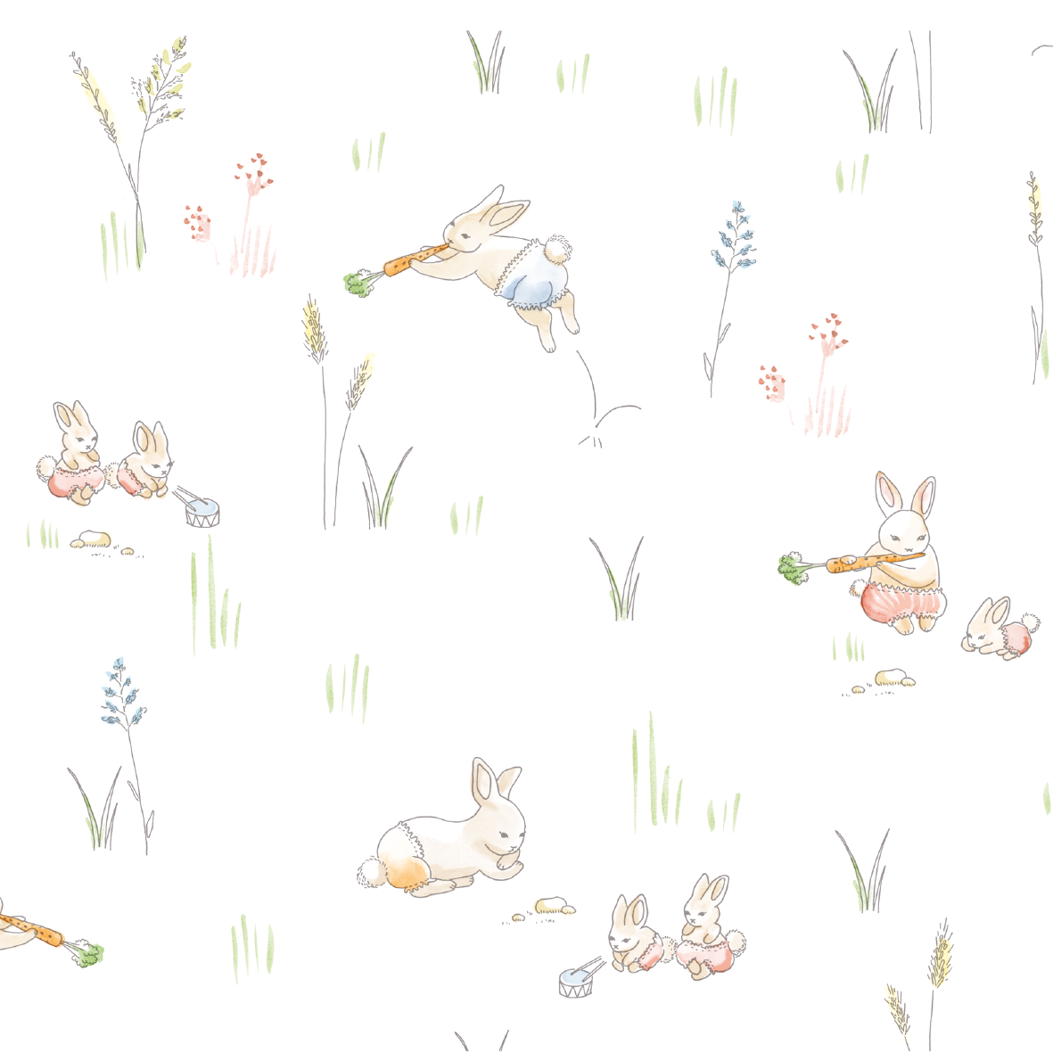 Lange à motifs Clairière