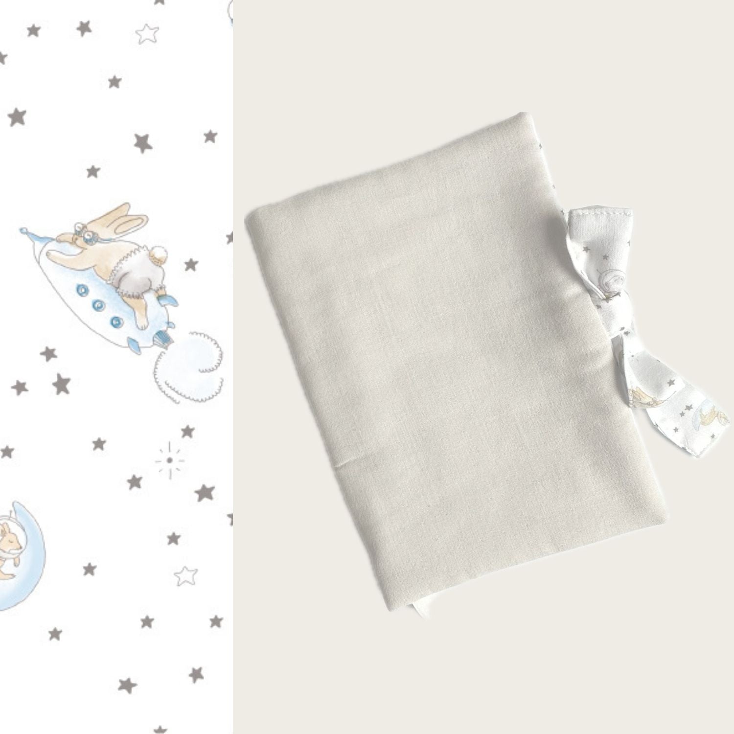 Protège-carnet motif Galaxie / Galet