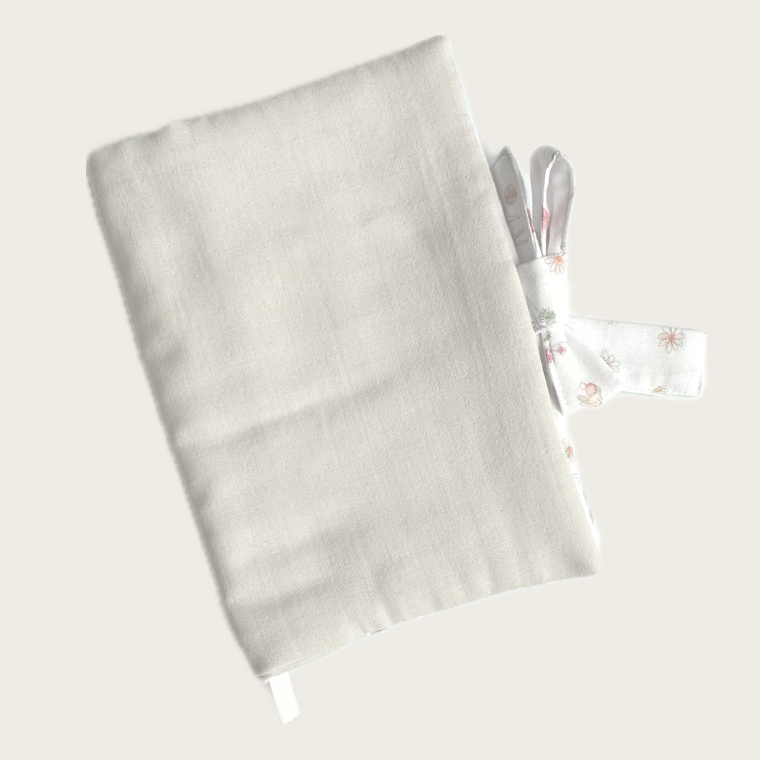 Protège-carnet motif Prairie / Galet