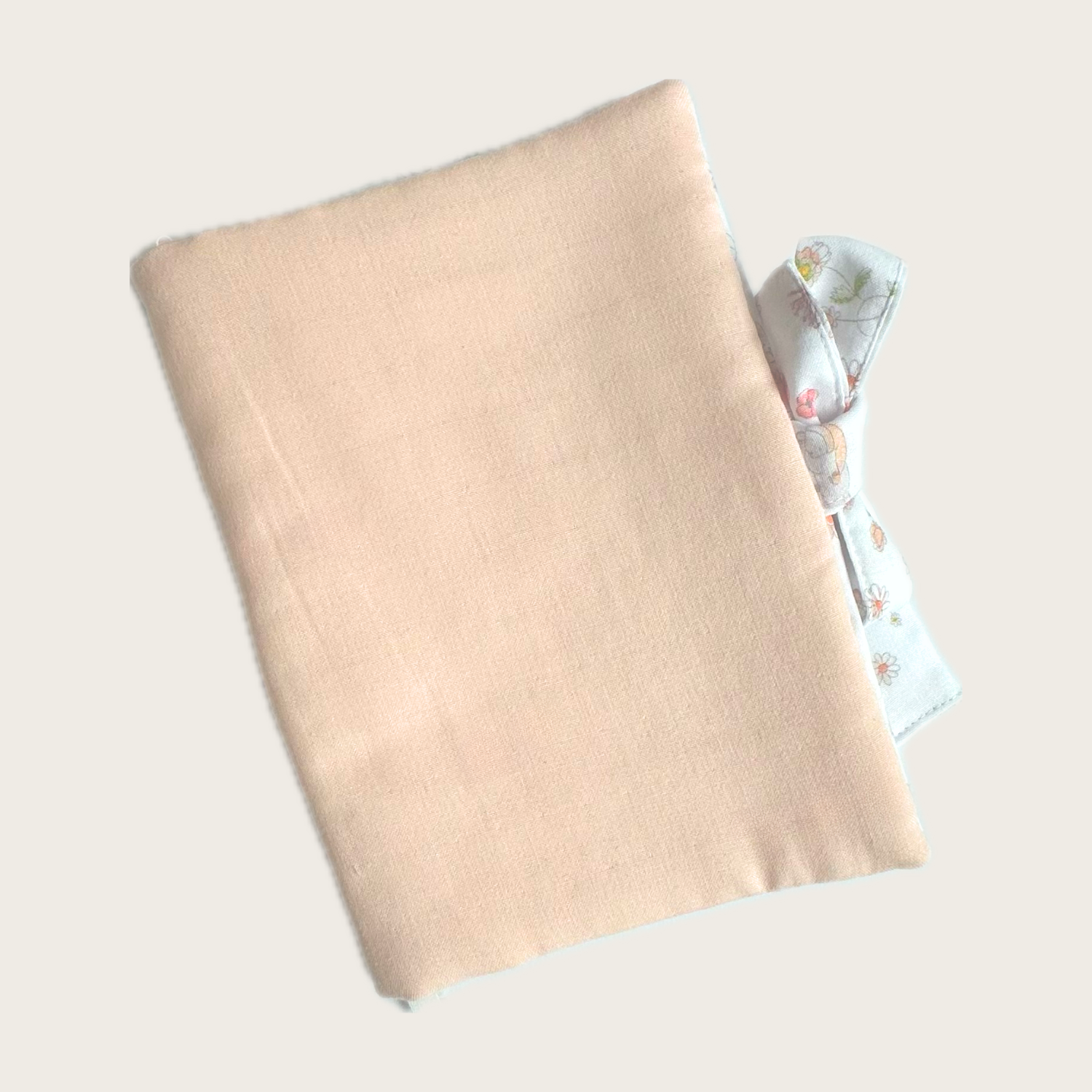 Protège-carnet motif Prairie / Pivoine