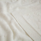 Couverture Petits Coeurs, couleur Naturelle, sans broderie
